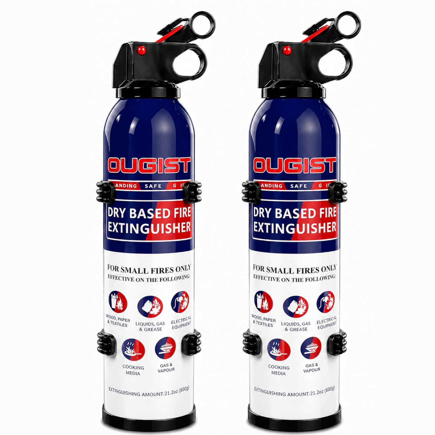 Ougist ABC Fire Extinguisher 2-Pack