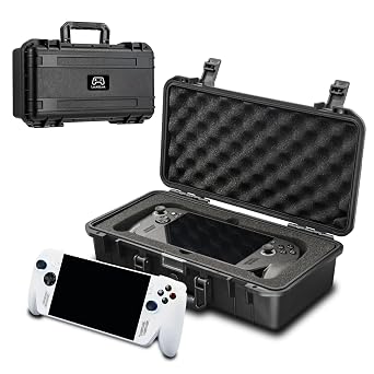 Luck&Link Carrying Bag Case for ROG XBOX ALLY X - Hard Waterproof Case for Rog Xbox Ally, Controllers, Docking Station & Accessories - Large Capacity