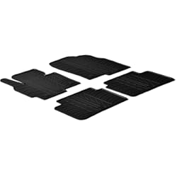 Alfombrillas Mazda Cx5 Gledring Alfombrillas de Goma Compatible con Mazda CX-5 Gasolina 2012-2017 (Perfil T 4-Partes + Clips de Montaje)