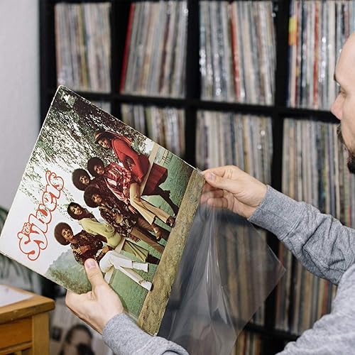 Miniatura 9 de Vinyl Fever Fundas de disco [paquete de 25] – Fundas exteriores transparentes para álbumes – Fundas de vinilo de polipropileno duraderas de 3 mil de