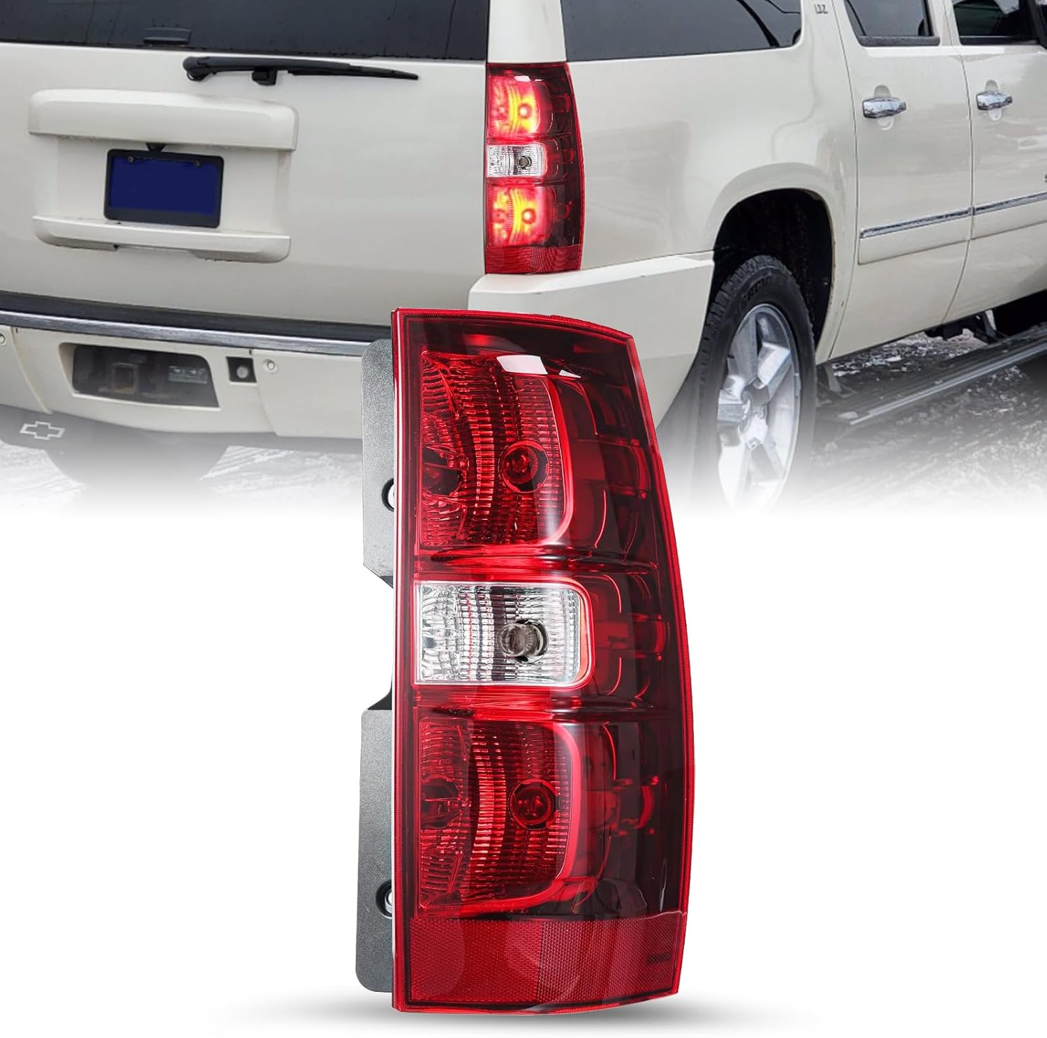 JSBOYAT Tail Light Assembly Compatible With 2016 2017 Chevrolet Chevy Equinox Rear Taillight OE Direct Replacement Brake Tail Lamp LH (Left Driver Side)