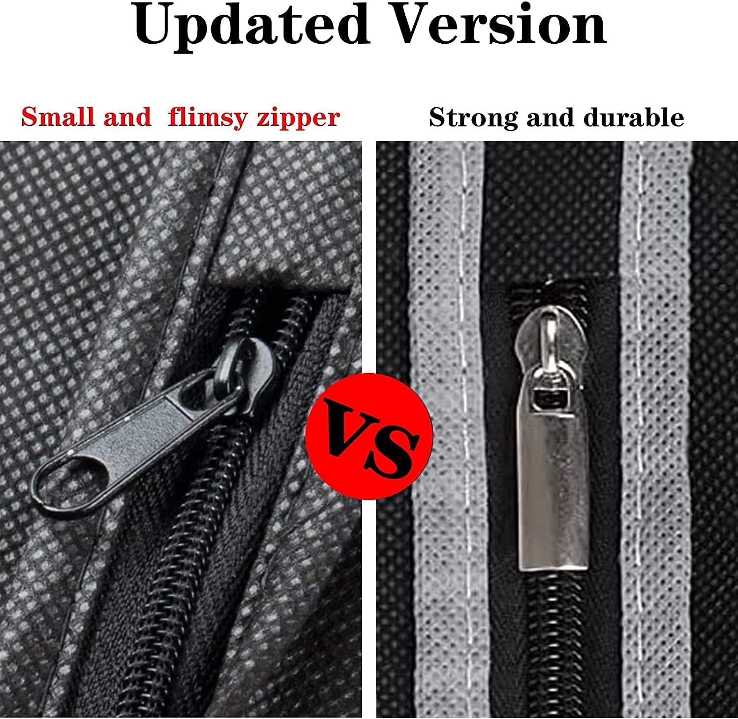 Yohencin Garment Bag Suit Bag Storage,Breathable Suit Carriers For Men Travel 40 inch 5 Pcs Jacket Closet Storage with Clear Transparent Window for Suit Coat Covers Clothes Bags - Image 5