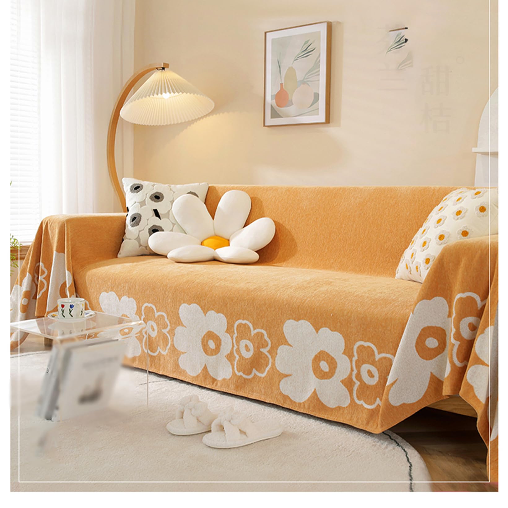 Amazon｜マルチカバー ソファカバー かわいい 180*230 ブランケット