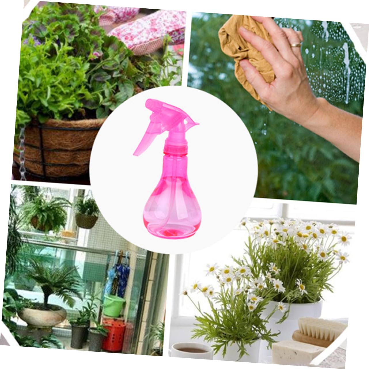 ABOOFAN 9 STK sprühflasche spritzflaschen Spray Flasche blumensprüher handdrucksprüher Gartenwasser Sprühgerät für Haarnebel Zerstäuberflasche Mehrfarbig Spritzgerät Gießkanne Reisen