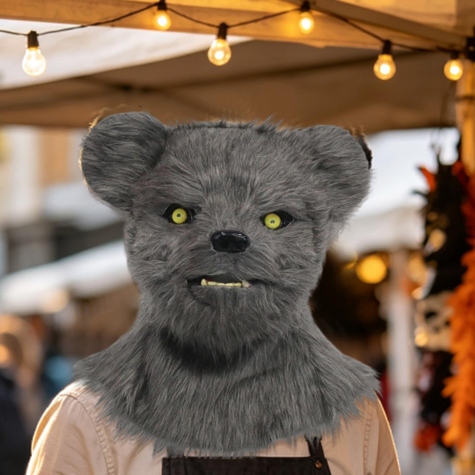 Maschere Divertenti per Adulti Costume Realistico In Peluche Traspirante A
