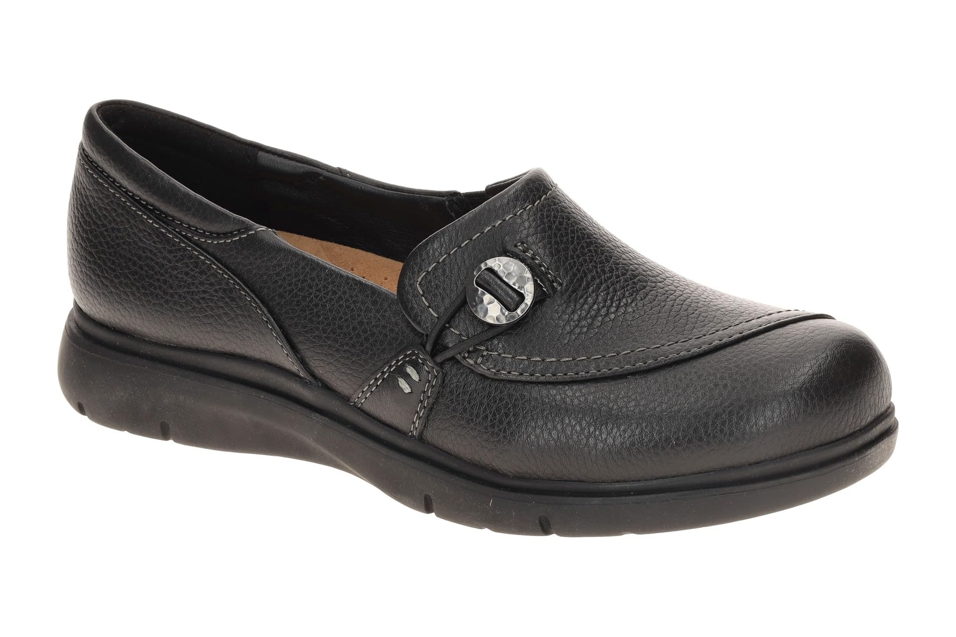 Clarks Certina Ease Womens Black Leather, 4.5