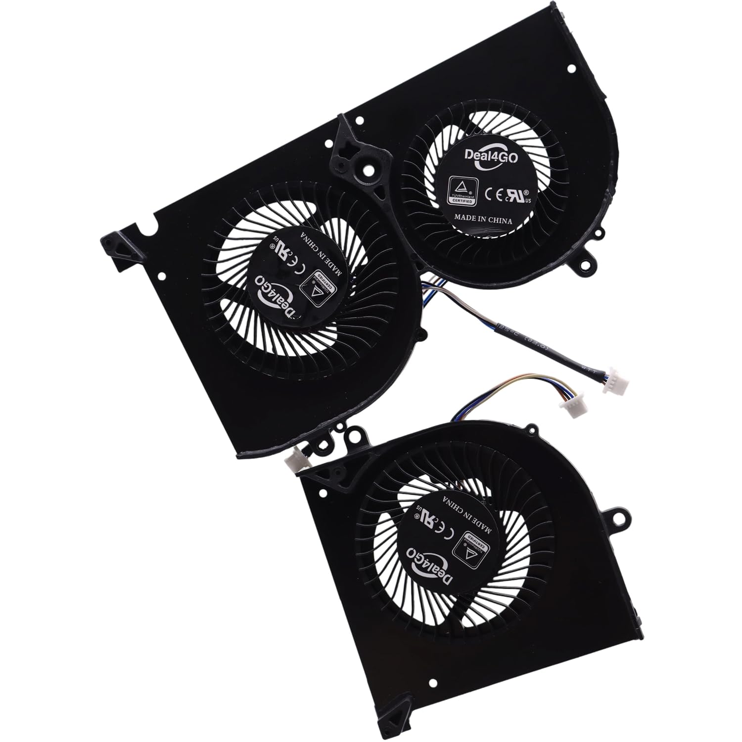 Deal4GO CPU GPU Graphics Cooling Fan kit Replacement for MSI GS75 Stealth 10SF-609 9SG 9SD 8SE 10SGS 10SFS, WS75, P75 Creator 17 MS-17G3