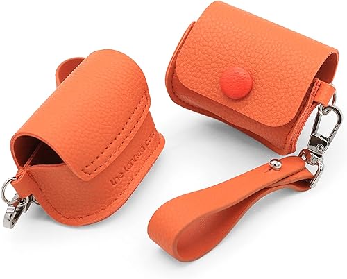 Nuevo The Tanned Cow- Apple AirPods 1,2 Nuevo modelo 2022 Pro Classic Cute Funda protectora de piel con correa para llavero para hombres y mujeres,