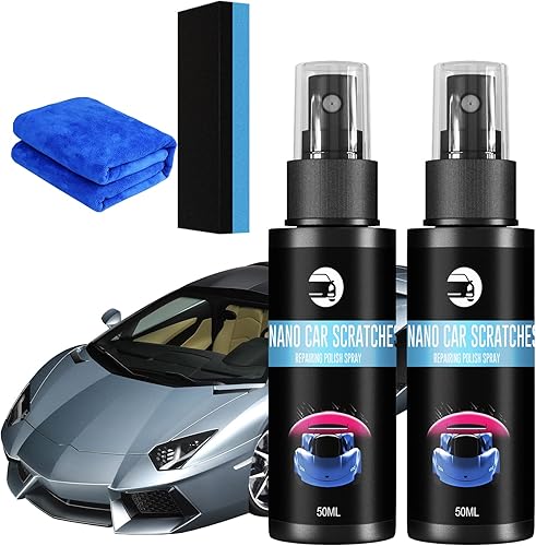 IPQYIHF Spray de reparación de arañazos para automóvil, removedor de arañazos para arañazos profundos, revestimiento nano en aerosol para