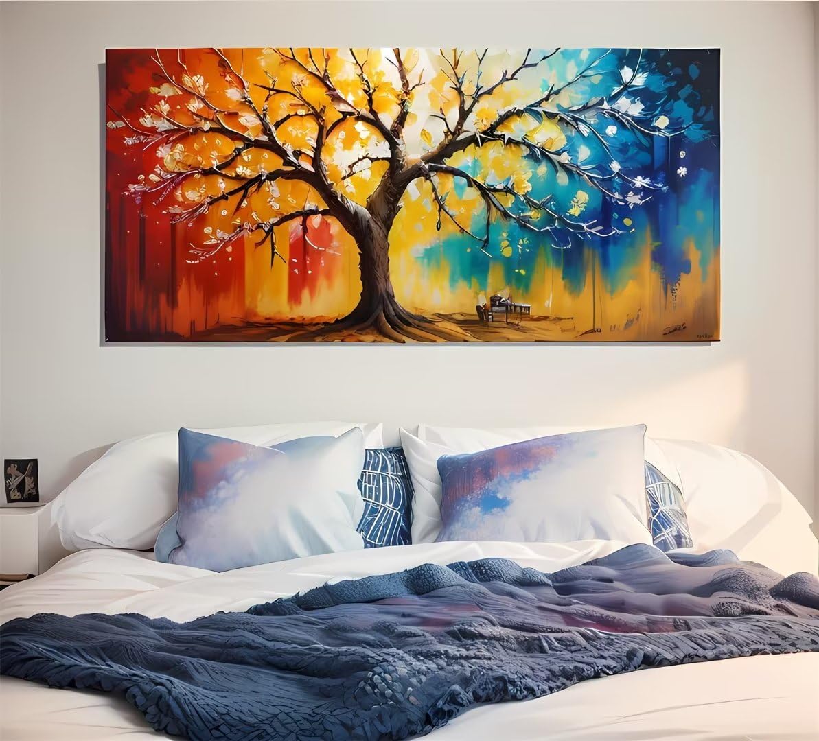 Diamand Painting Arbre Coloré XL pour Métamorphoser la Décoration Murale de Votre Salon