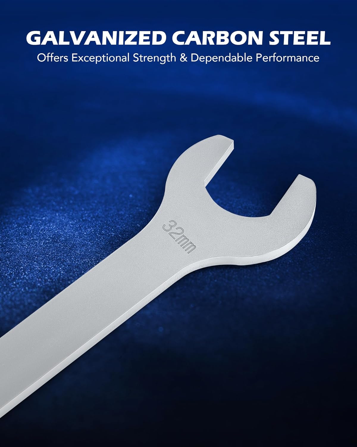 Orion Motor Tech Fan Clutch Wrench Set with 32mm Nut and Water Pump Pulley Holder for BMW E34 E36 E39 E46 E90, 2pc, Silver