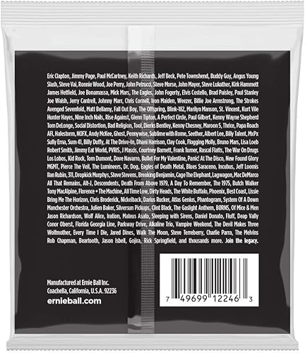 Miniatura 2 de Ernie Ball Regular Slinky - Cuerdas de guitarra eléctrica de acero inoxidable calibre 10-46 P02246