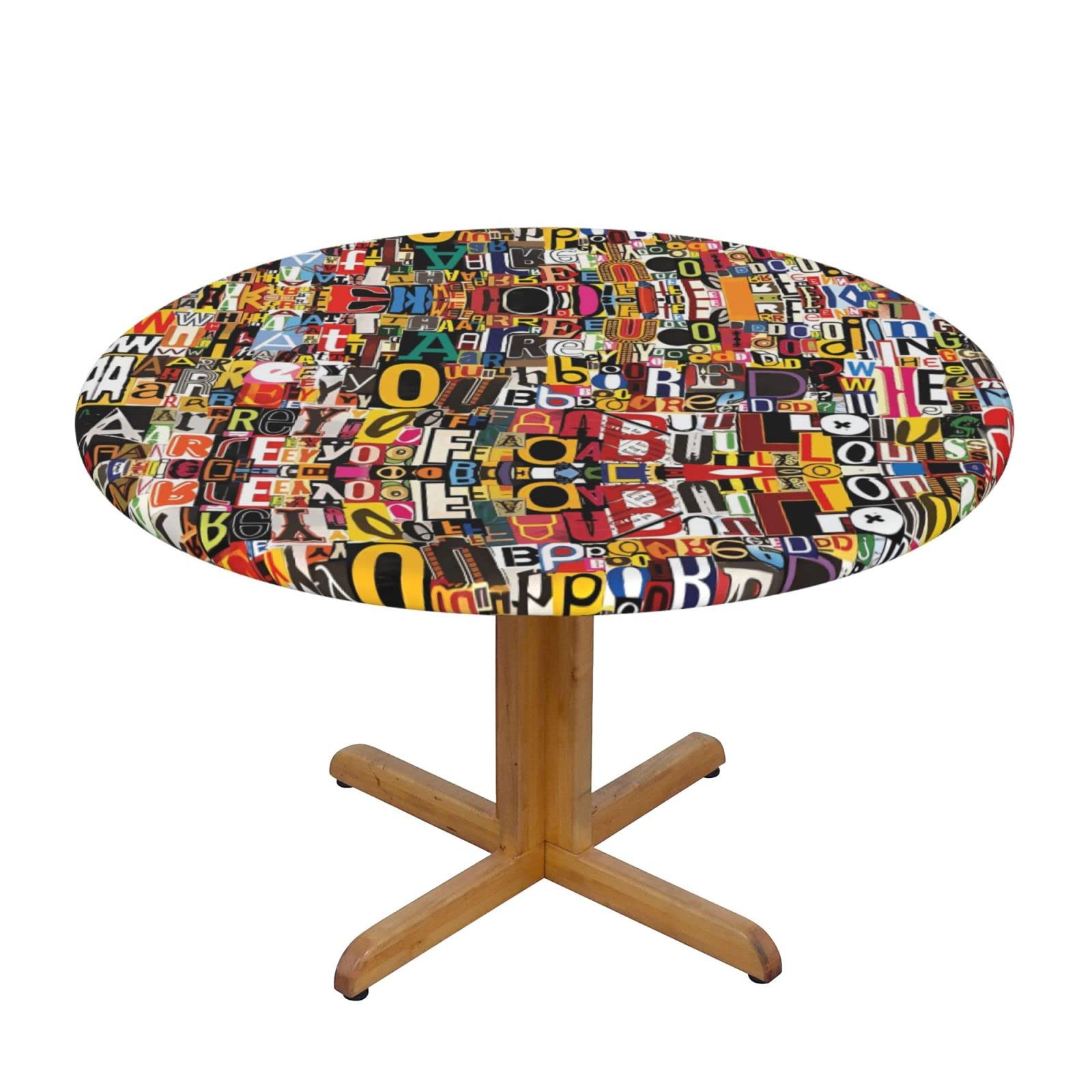 Nappe ronde 138 cm TEMKIN pour repas en famille et décoration de cuisine
