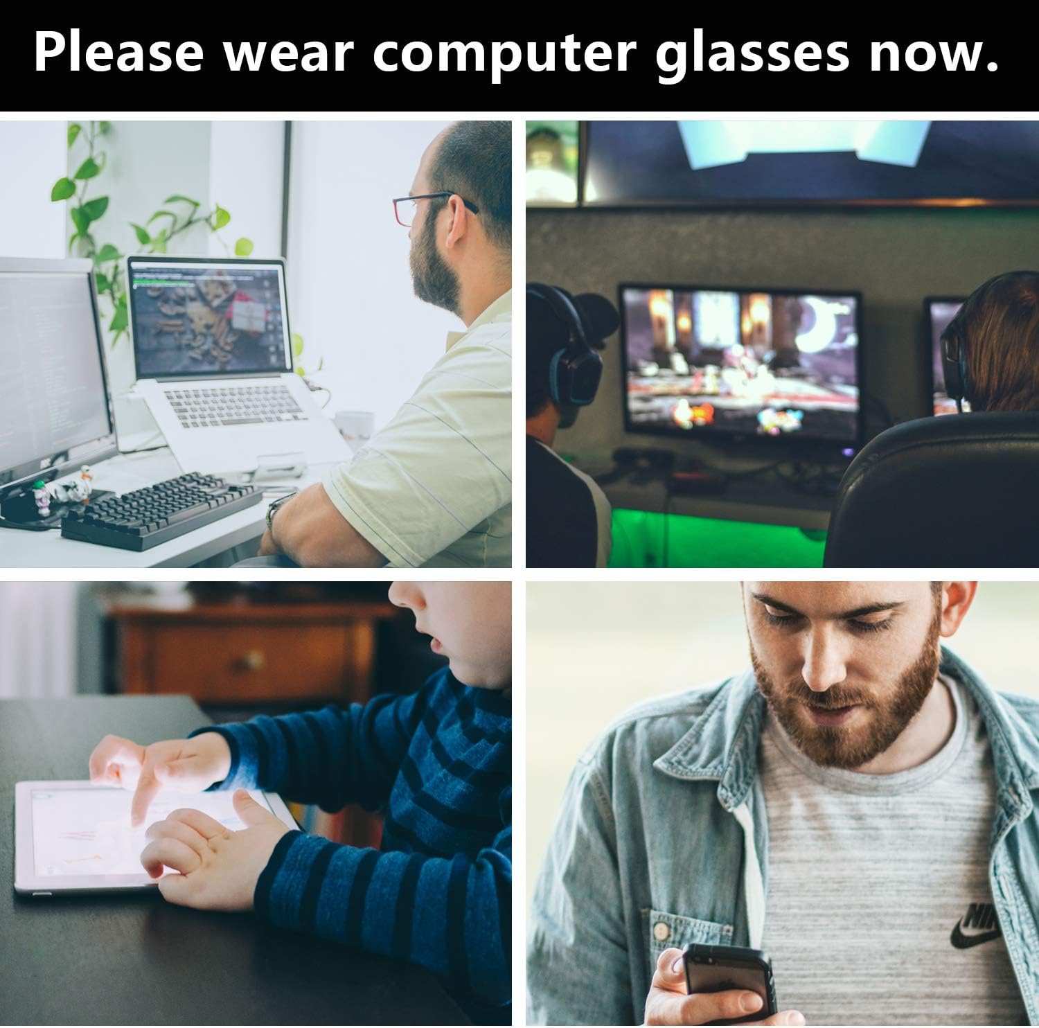 LVIOE Fit Over Blue Light Blocking Glasses and Computer Eyewear- Wear Over Prescription Glasses/Reading Glasses/RX Glasses