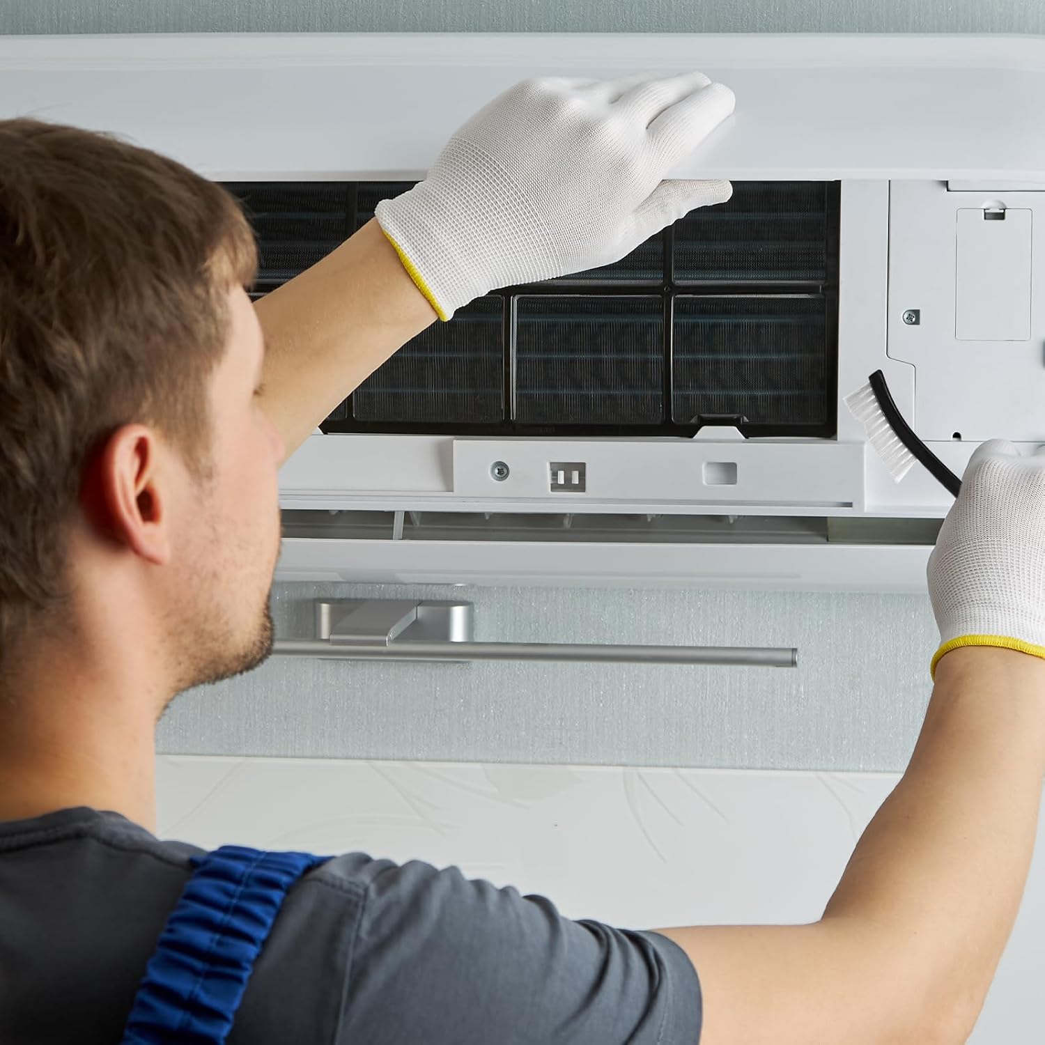 4 Pcs Double-Ended Nylon Detailing Cleaning Brushes, 7 Inch Small Crevice Brush for Cleaning Jewelry Sink Tight Spaces Kitchen Bathroom Gaps Corner