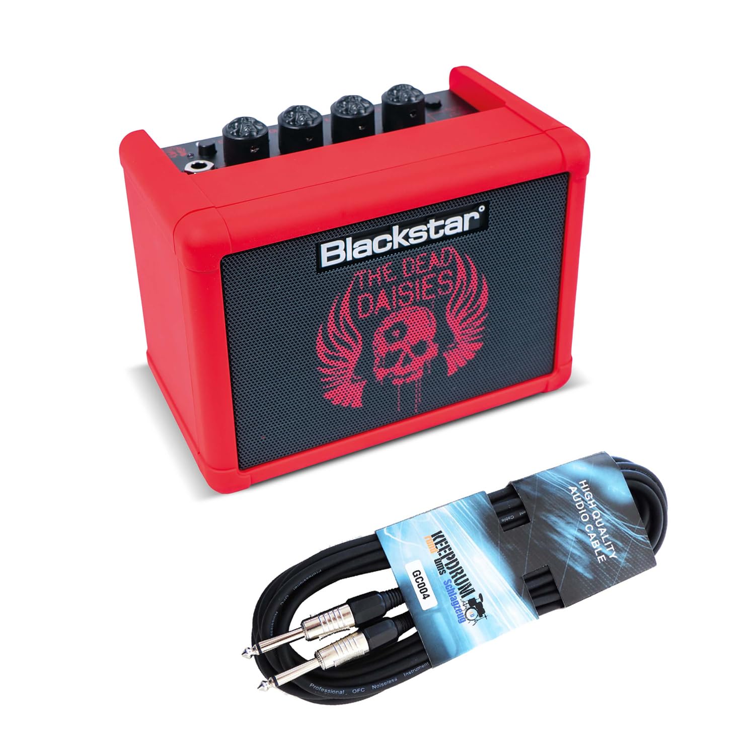 Blackstar FLY 3 Bluetooth Mini Gitarrenverstärker Amp Dead Daisies mit keepdrum Klinkenkabel