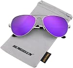 HENGOSEN Polarized Aviator Sunglasses for Men and Women, Premium Metal Frame, Police Sun glasses with UV 400 Protection