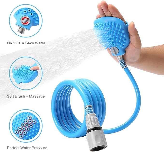 Assemer Pet Shower Sprayer Pet Bathing Tool Combines Dog