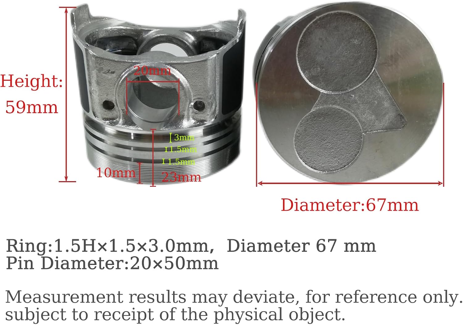 D722 Overhaul Rebuild Kit + 3 PCS Connecting Rod Compatible With Kubota D722 Engine Rebuild Kit TG1860-54 G1900 GF1800E Tractor K008 Excavator For Bobcat 316 320 322 323