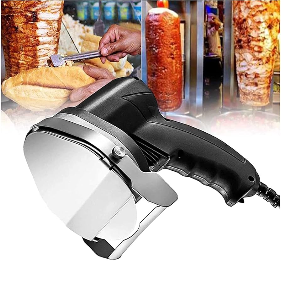 ケバブナイフ Amazon | ケバブナイフ 電動 スライサー 串刺し肉/肉塊
