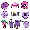 Lbsidiety Cute vsco shoe charms PVC Cartoon shoe Decoration for DIY clog Sandals Bracelets kid girls boy Teen Party…