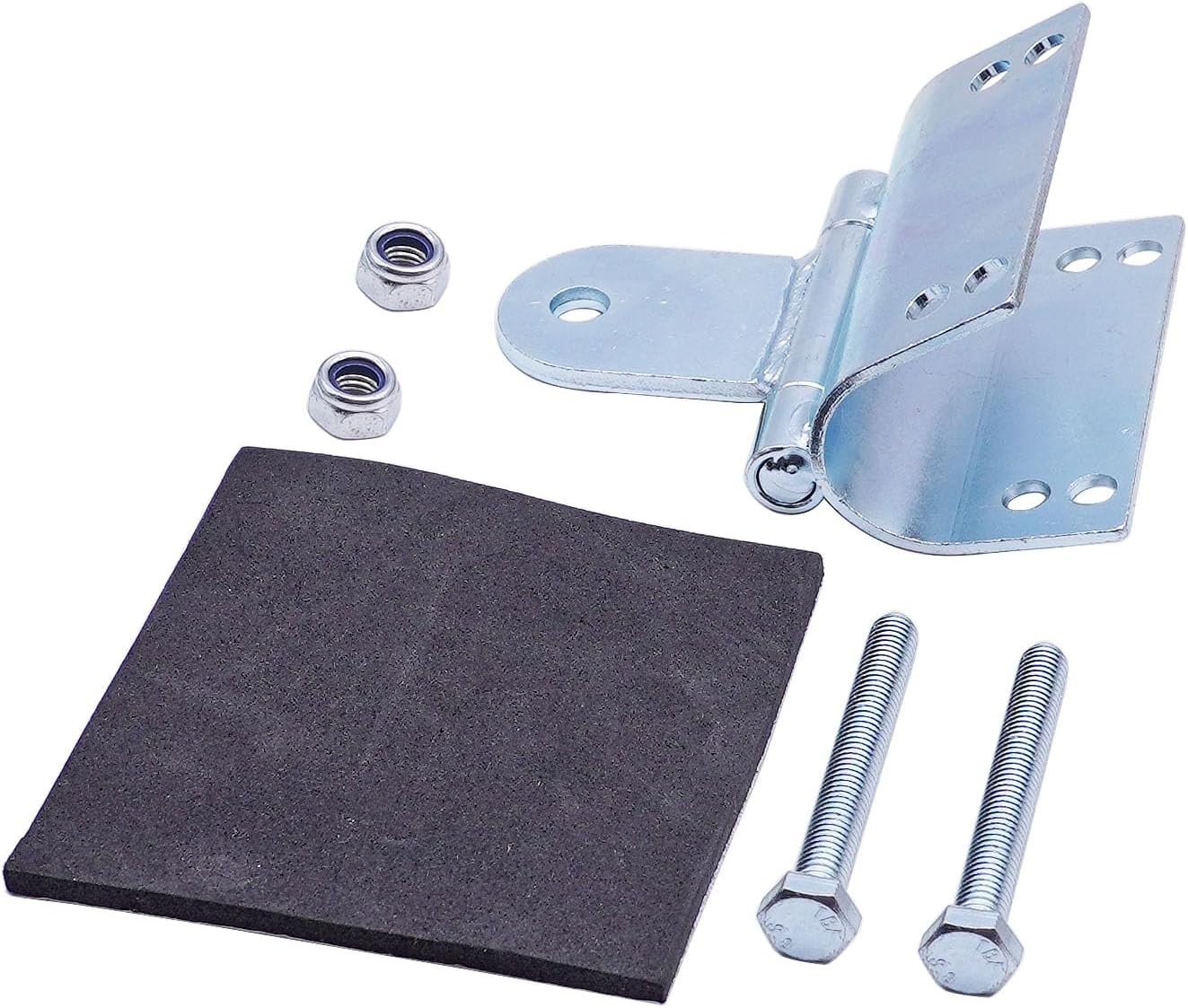 Snowmobile Bumper Tow Hitch 12-101, Compatible with Polaris Arctic Cat Yamaha, Heavy-Duty Towing Hitch with Mounting Screws, Nuts & EVA Anti-Vibration Pad