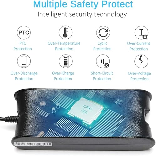 Miniatura 7 de Cargador de portátil de 90 W para Dell Latitude E6430 E6440 E6410 E6420 E6230 E6330 E6400 E6500 E6520 E6530 E6510 E7250 E7440, Precision M2400 M4400