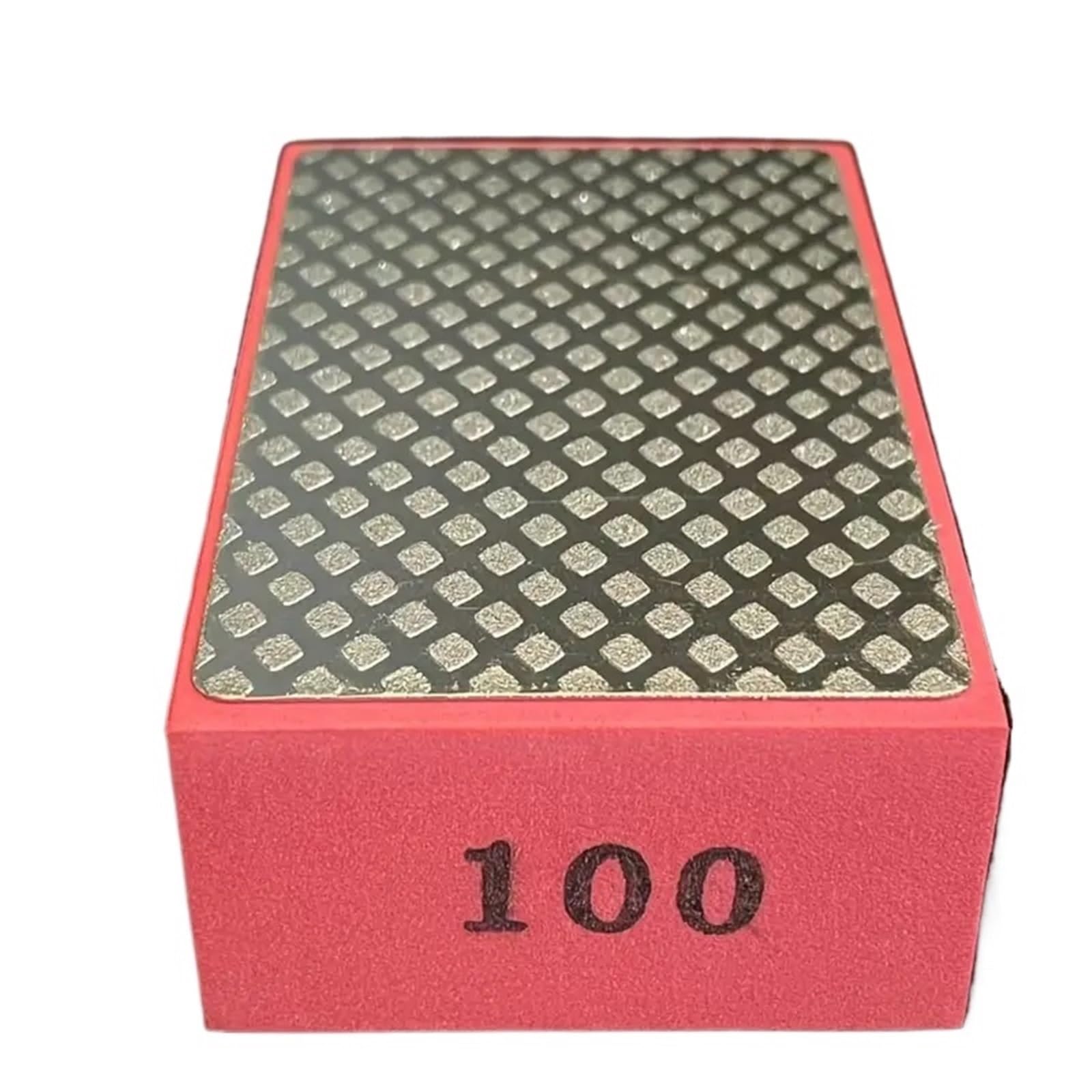 Diamond Hand Polishing Pads Tile Glass Abrasive Grinding Block Pad Stone Marble Sanding Disc Polisher Tools(100grits)