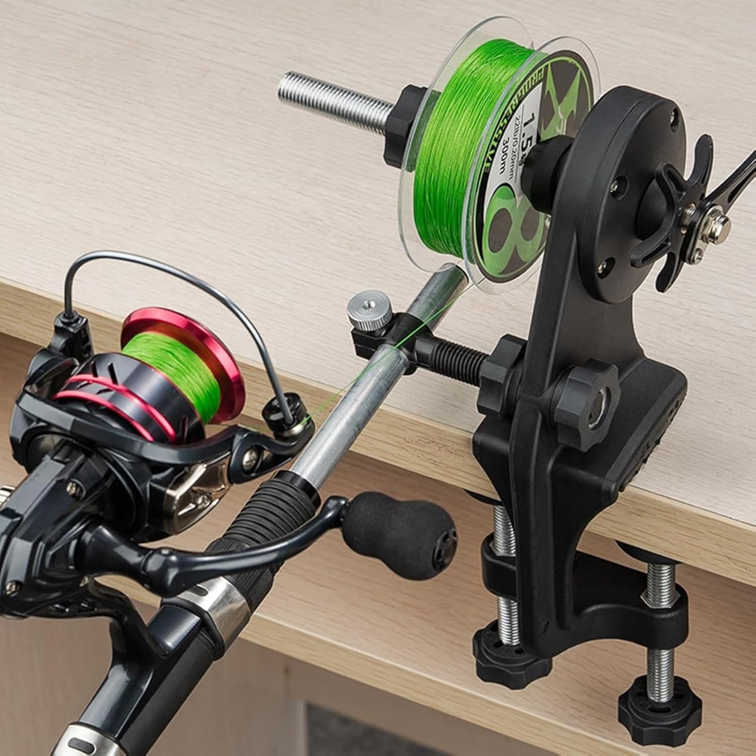 Fishing Line Winders Spoolers Machine Adjustable Rotating Reels Spool Spooling Station Systems Fishing Accessories
