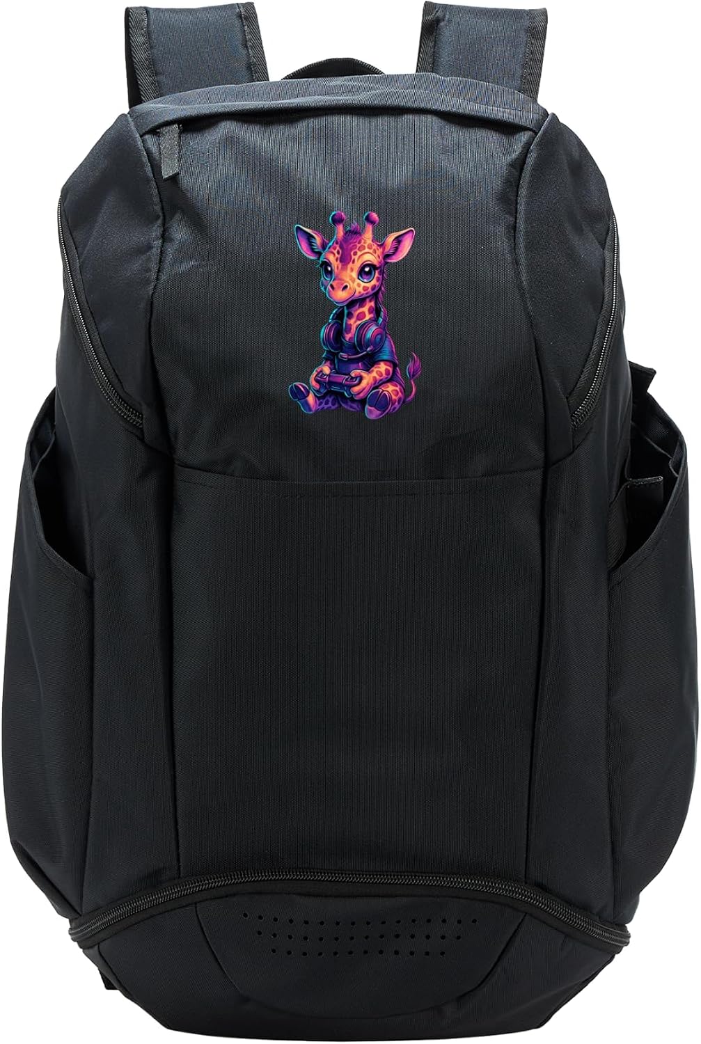 Cute Giraffe Playing Video Games African Animal Gamer Gaming Sport Backpack