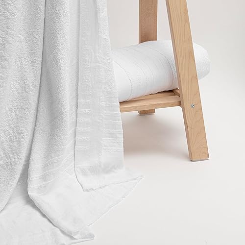 Miniatura 5 de Islamic Men's Ihram Set for Hajj Umrah - 1 Set of 2 Pieces - Ehram Ahram Seamless Viscose Made from Bamboo + Cotton Towels 110 x 220cm (Combo 5