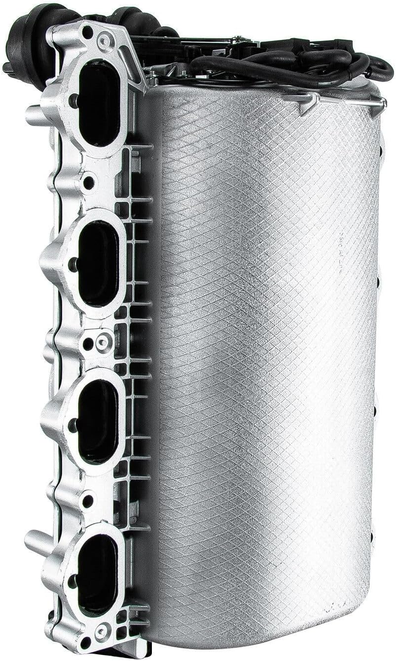 ALLOYWORKS Intake Manifold For 2007-2012 MERCEDES E550 GL450 CL550 CLK550 G550 S550 SL550, OEM# 2731400701, Bolt-On, Black, Gasoline, 4.7L 5.5L V8 273 Engine