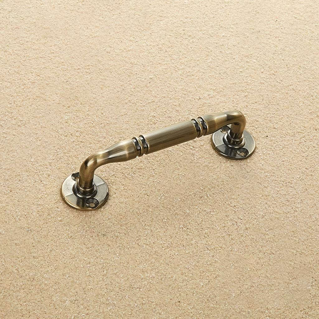Antique Copper Cabinet Handle,Zinc Alloy Kitchen Drawer Pulls Barn Door Pull Handle Closet Door Handle Gate Handles Door Hardware (Color : Bronze,Size : 128mm)