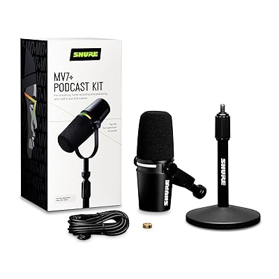Shure MV7 Podcast Microphone with Stand. Enhanced Lebanon | Ubuy