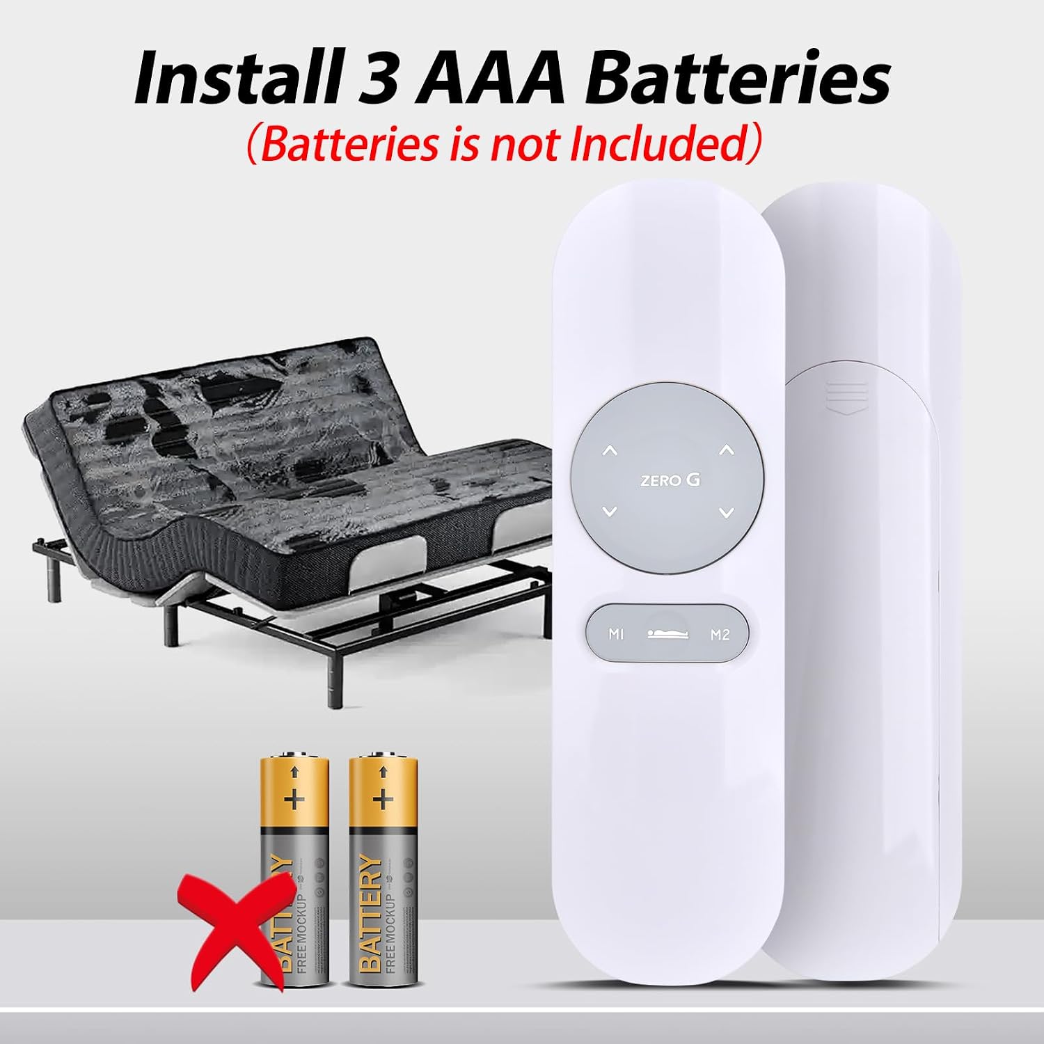 New Bed Replacement Remote Control fit for MIO Zero-G Sleep Tight Bedding JLDK.32.02.18 RF366B Adjustable Base image 5