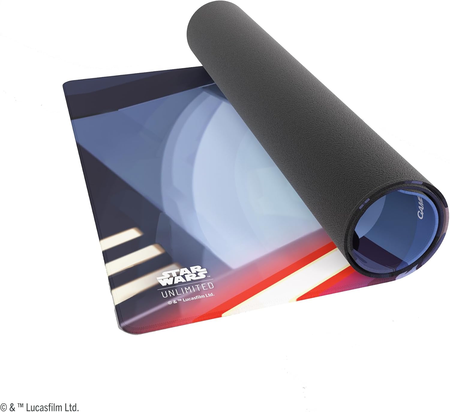 Star Wars Unlimited Darth Maul Game MAT - Officially Licensed, Full-Color Printed, Playmat, Slip-Resistant 24" by 14" Rubber Mat, Compatible with TCGs & LCGs, Made by Gamegenic