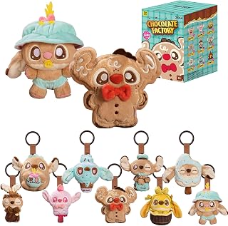 TOP TOY ディズニー(Disney) スティッチ「チョコレートファクトリー」シリーズ ぬいぐるみ チャーム【1ピース】ガチャガチャ ブラインドボックス フィギュア プラモデル プレミアム おもちゃ 誕生日 プレゼント Stitch キャラクター コレクター向け クリスマス ギフト