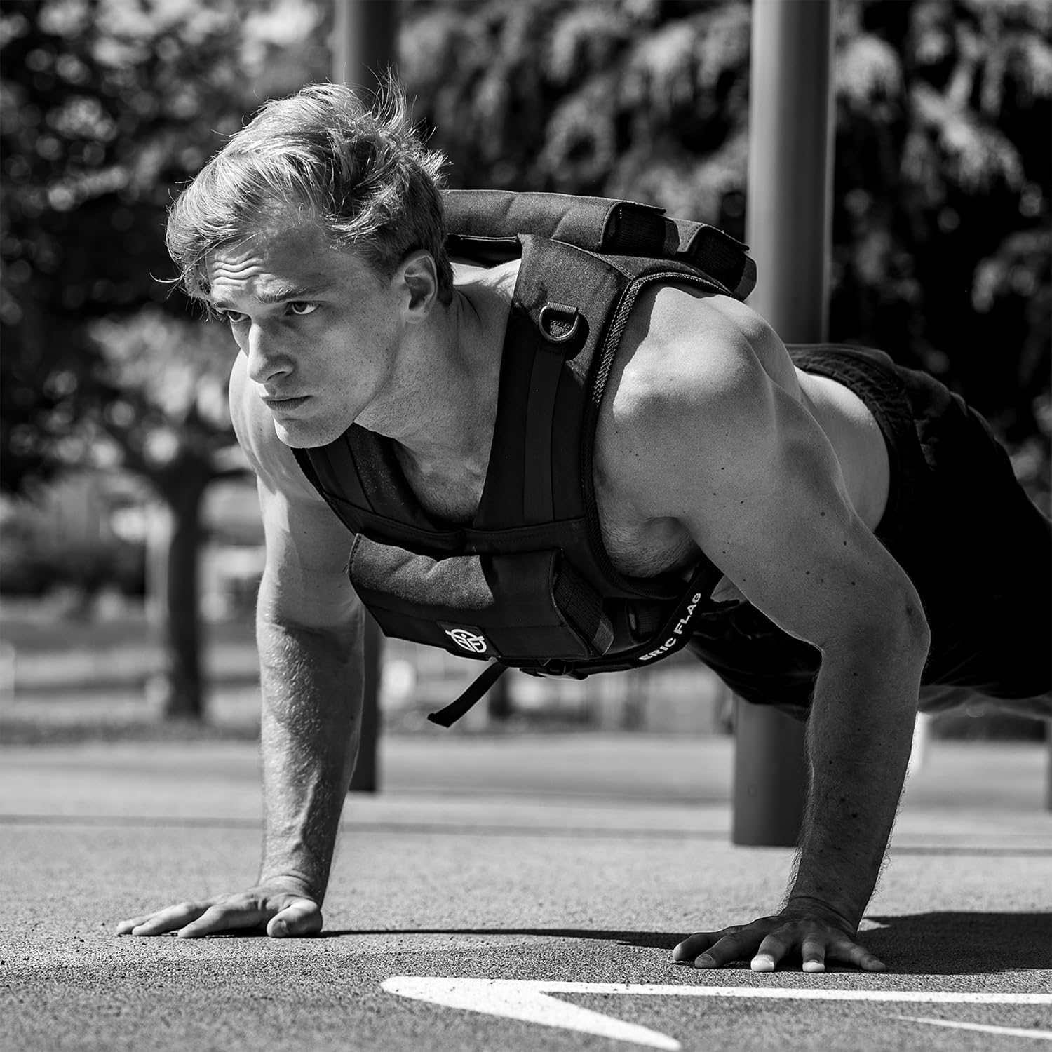 Eric Flag Záťažová vesta detailný pohľad