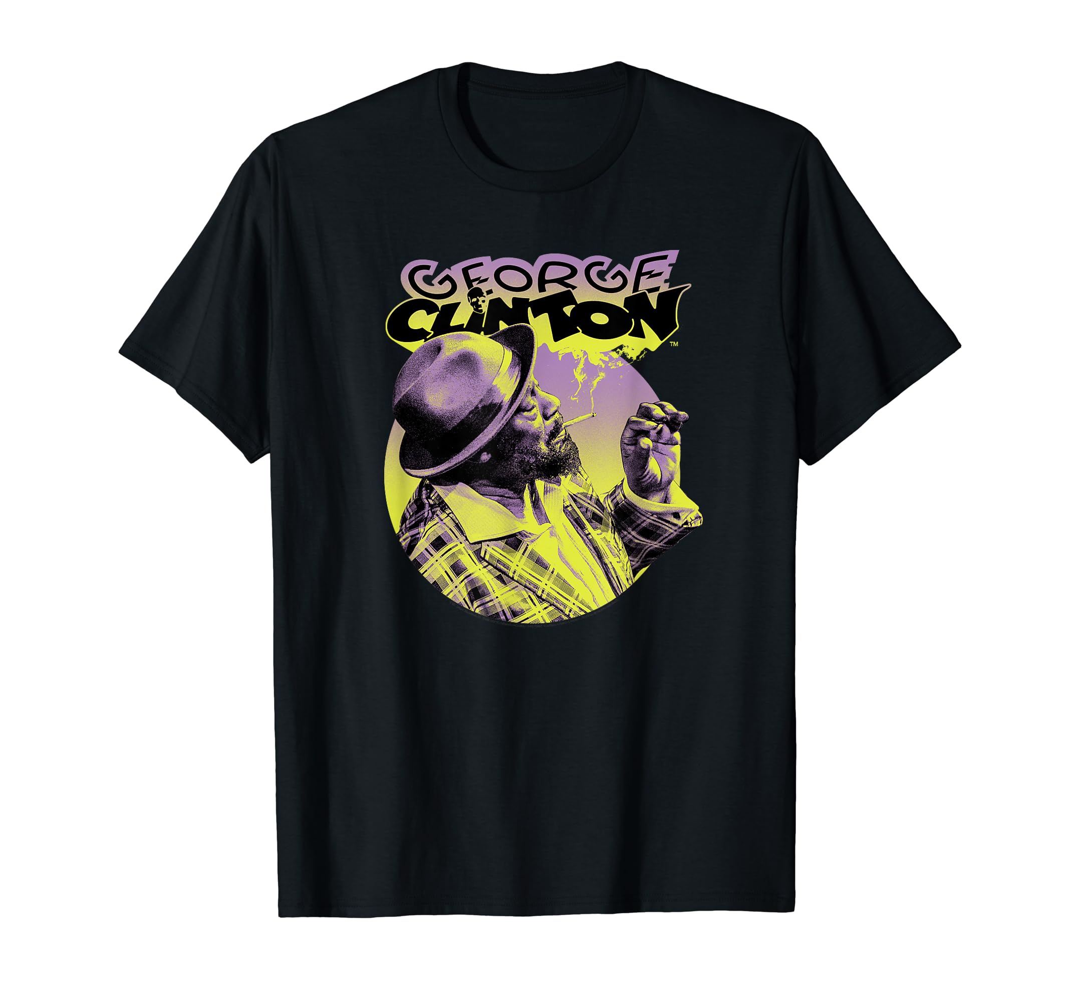 E CLINTON バンドTシャツ80s 90sジョージクリントン Amazon | ジョージ・クリントンの煙の写真 Tシャツ | Tシャツ