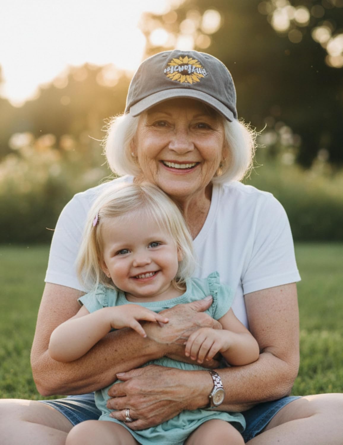 InnoBeta Mamaw Gifts, Gifts for Mamaw, Sunflower Hat Adjustable Embroidered Baseball Cap on Mother's Day, Christmas, Birthday - Image 3