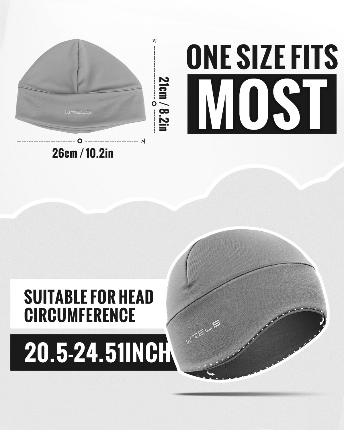 Thermal Running Skull Cap with Ear Flaps - Winter Hat for Women, Windproof Athletic Beanie Helmet Liner - Image 2