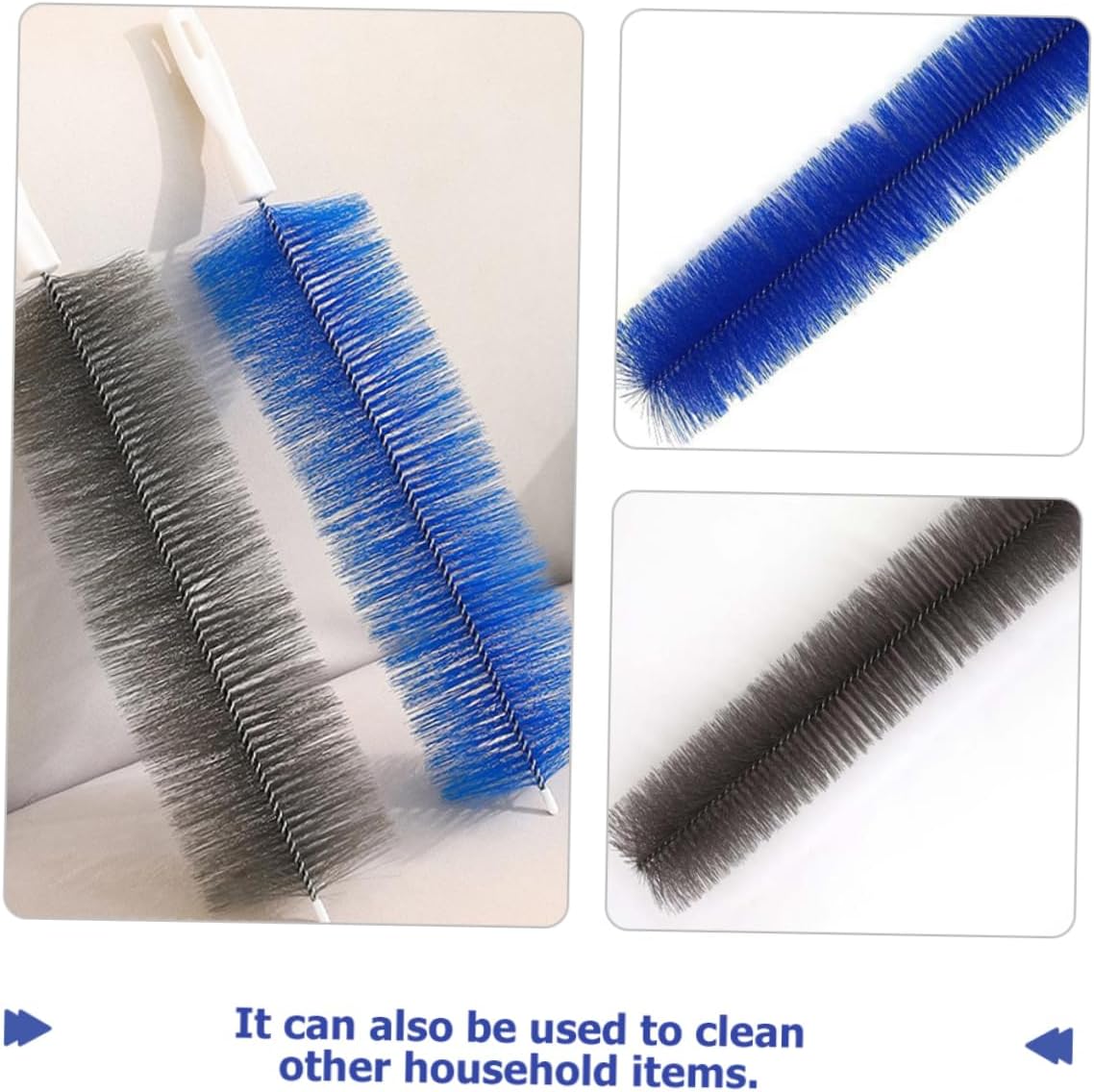Mobestech 4pcs Fan Dust Cleaning Brush Household Tool for Efficient Fan Blade Cleaning Ergonomic Design for Comfortable Use for Home Appliances