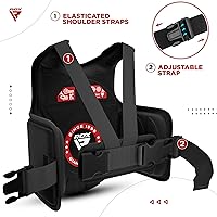 Vista 2 de RDX Protector de Cuerpo para Boxeo, Protector de Pecho para MMA Kickboxing Muay Thai, Chaleco para Entrenamiento de Sparring con Golpes Pesados