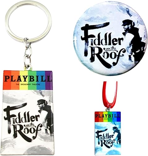 Miniatura 2 de Fandom Emporium Broadway Adorno Fiddler on The Rooff Adorno Regalo Árbol de Navidad Vacaciones de Invierno Fandom (adorno y botón)