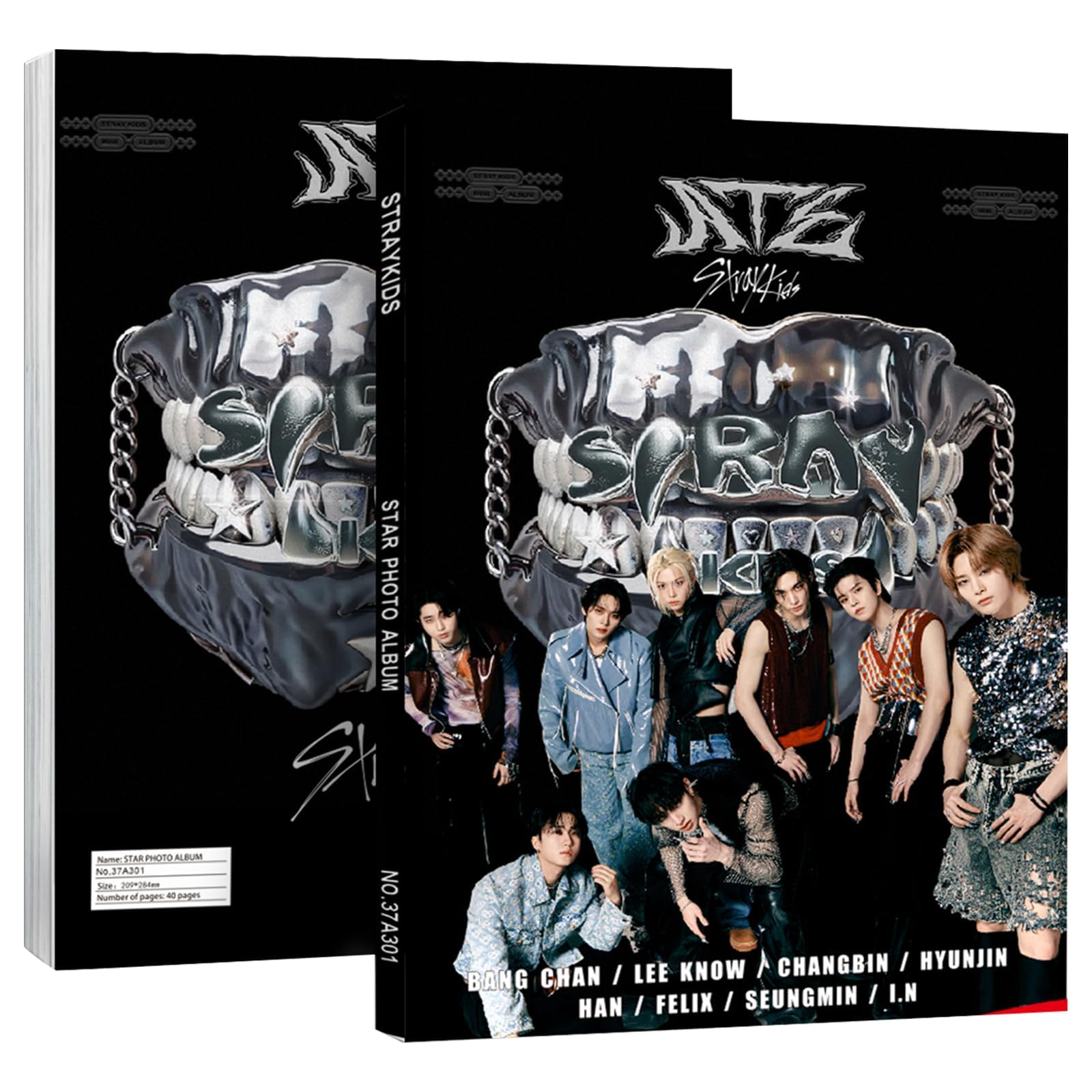 Amazon.com: KPOPBP Stray Kids ATE Album Book 40 Sheets Photobook