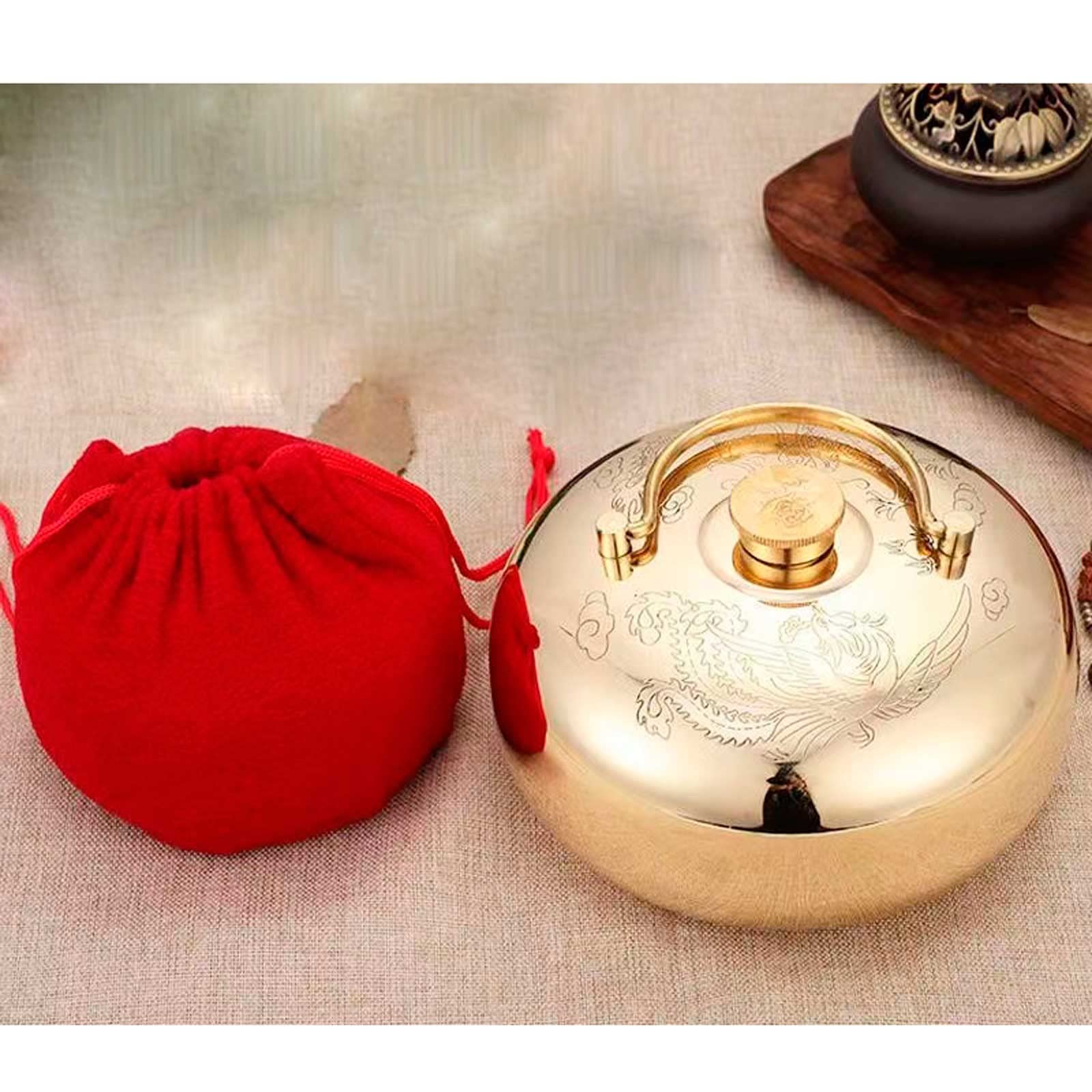 Bolsa de Agua Caliente de Cobre con Funda, Bolsa de Agua Caliente para Cama, Calentador de Manos y pies para niños, Hombres y Mujeres, Bolsa de compresa fría y Caliente.