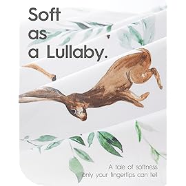 Pack N Play Sheets Fitted, TotBasic Ultra Soft Woodland Mini Crib Sheets, Premium Jersey Knit Pack and Play Sheets, Stretchy Neutral Play Yard Sheets for Pack and Play Mattress, 2 Pack (Animal Safari)