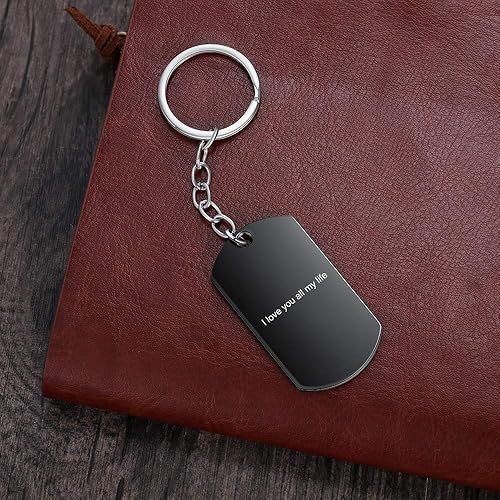 Miniatura 2 de Llavero unisex personalizable con calendario, foto o grabado