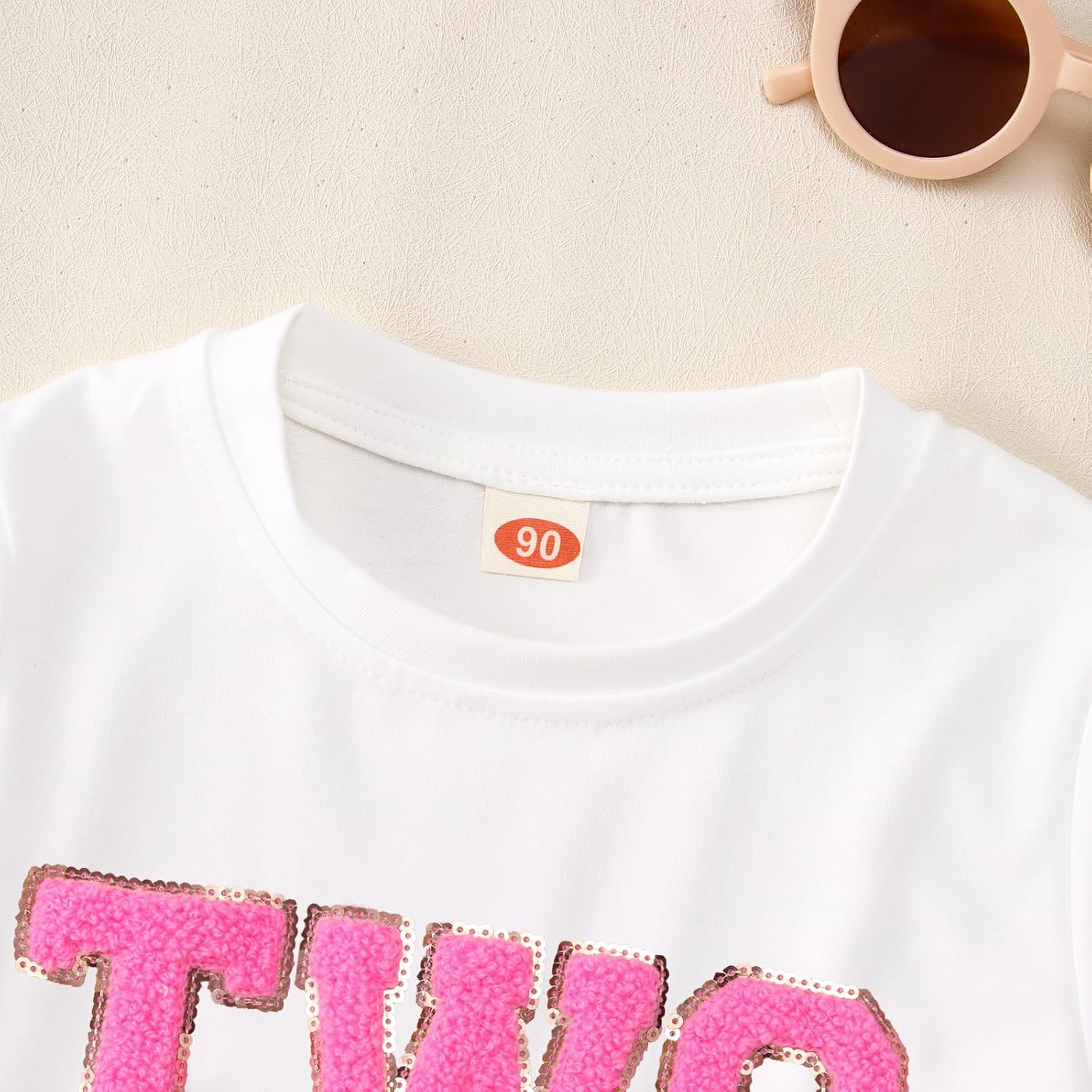 Toddler Baby Girls Birthday Shirt 2nd 3rd 4th Birthday Tshirt Two Three Four Bday Party Outfits Embroidery Tee Tops - Image 4