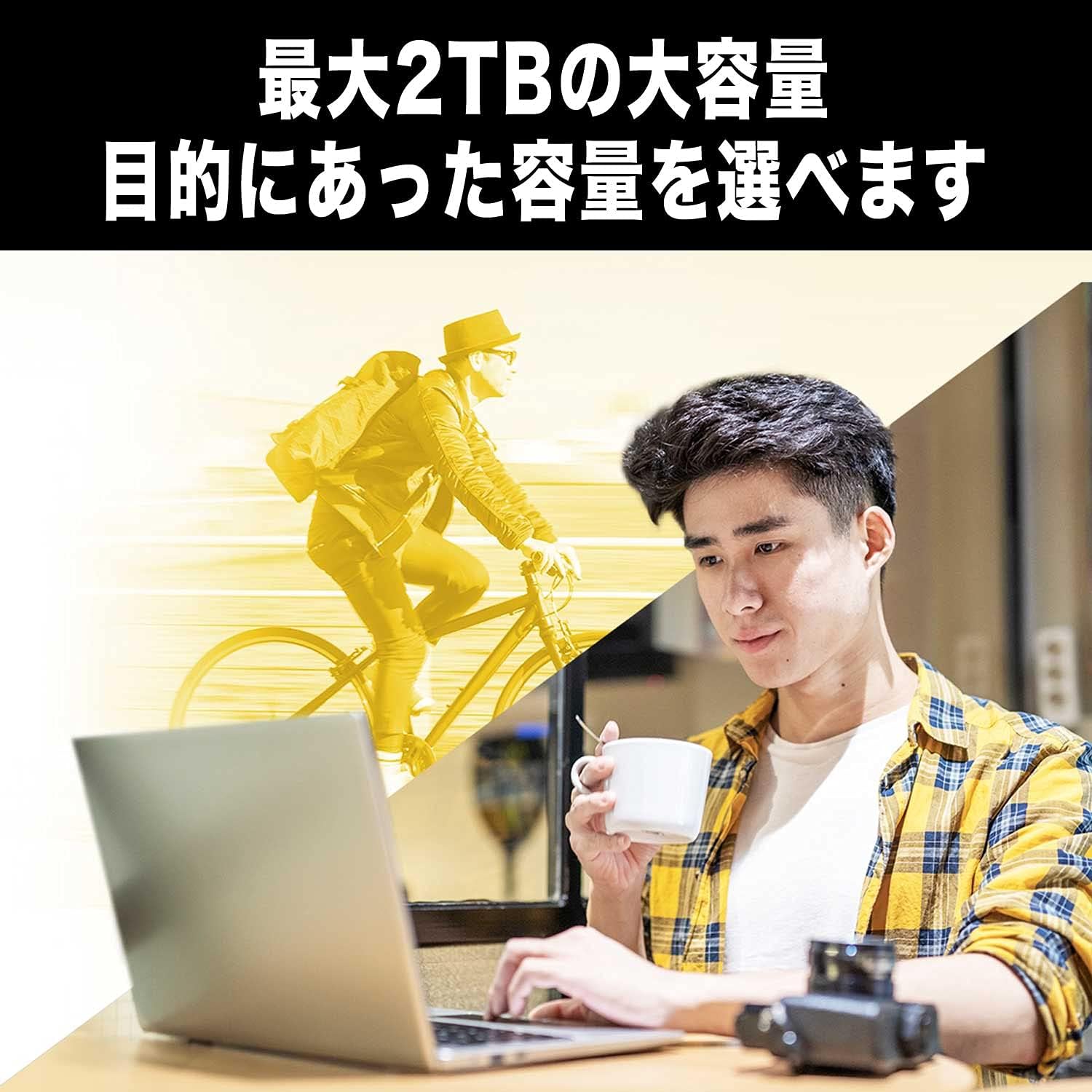 Amazon | ウエスタンデジタル WD ポータブルSSD 480GB Elements SE SSD